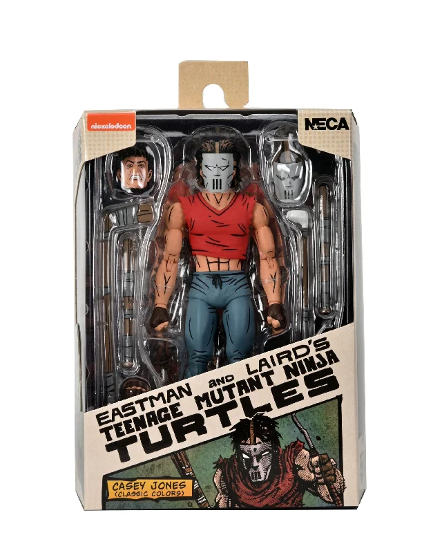 Ralph Breaks the Internet Ralph and Vanellope Action Figures​ Teenage Mutant Ninja Turtles (Mirage Comics) Casey Jones in Red Shirt 7” Scale Action Figure - NECA