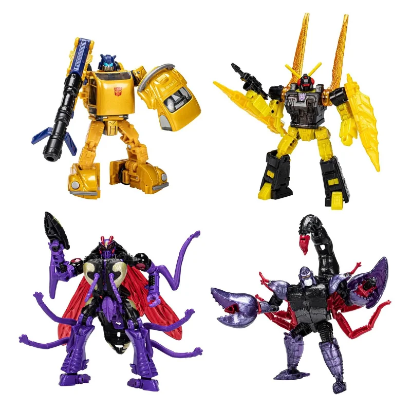 Disney Princess Action Figures for Toddlers​ Transformers Buzzworthy Bumblebee Creatures Collide Multipack