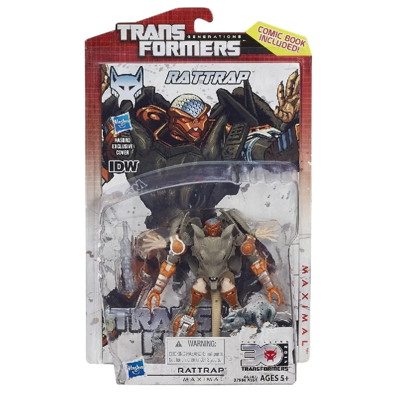 Pokemon Trainer and Pokemon Action Figure Sets​ Transformers Generations Deluxe Class Figure: Rattrap