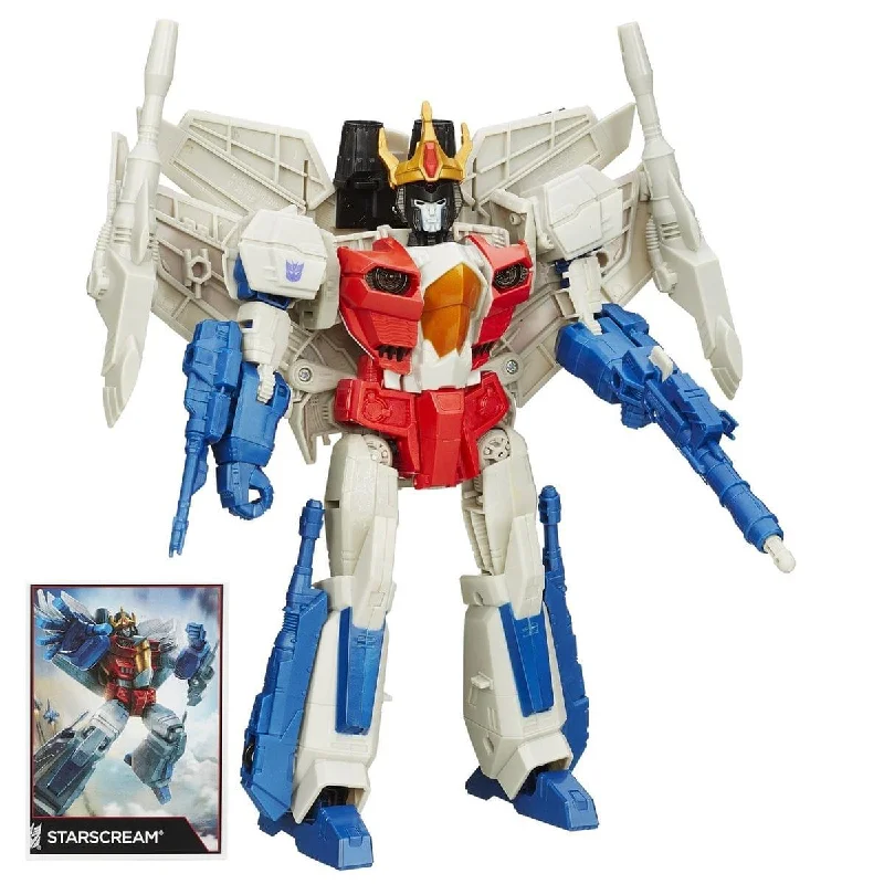 Lego Star Wars Minifigure - Based Action Figures​ Transformers Generations Leader Class Starscream Action Figure
