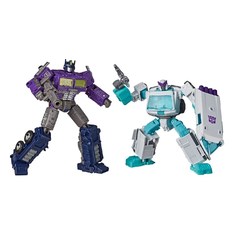 Assassin's Creed Assassin Action Figures​ Transformers Generations Selects Action Figure 2-Pack Shattered Glass Optimus Prime (Leader Class) & Ratchet (Deluxe Cla