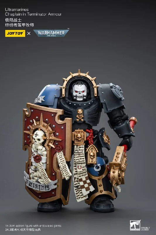 Ever After High Character Action Figures​ Warhammer 40k Action Figure 1/18 Ultramarines Chaplain in Terminator Armour 12 cm