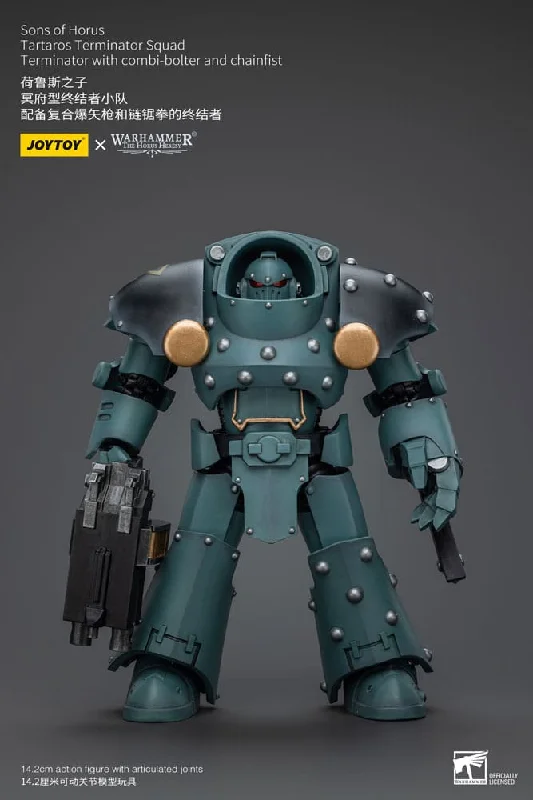 Peppa Pig Family Action Figures​ Warhammer The Horus Heresy Action Figure 1/18 Tartaros Terminator Squad Terminator With Combi-Bolter And Chainfist 12 cm