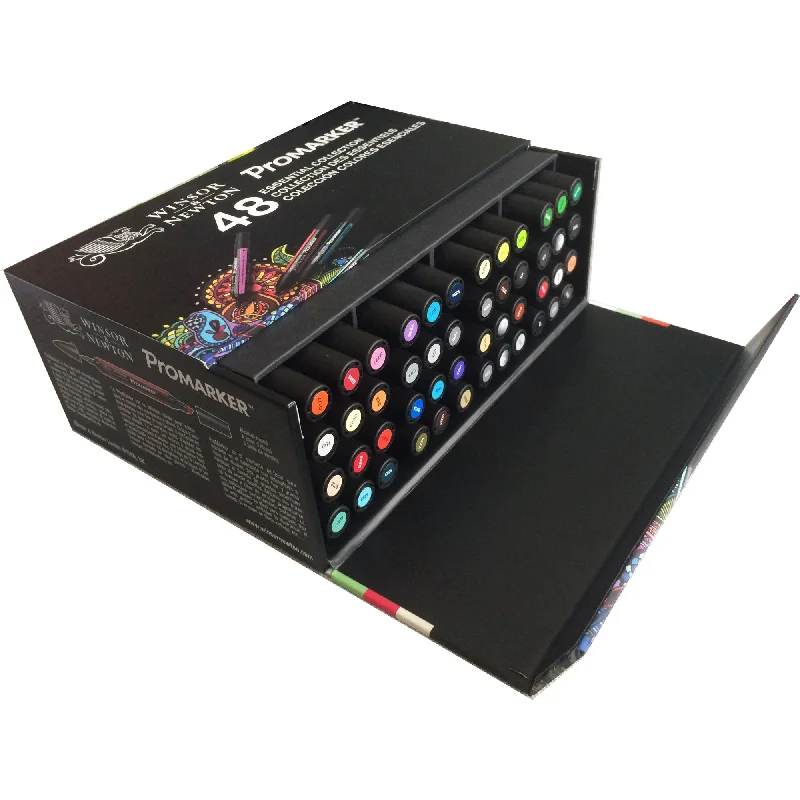 Brush - lettering art supplies for modern calligraphy​ Winsor & Newton Promarker Set Of 48