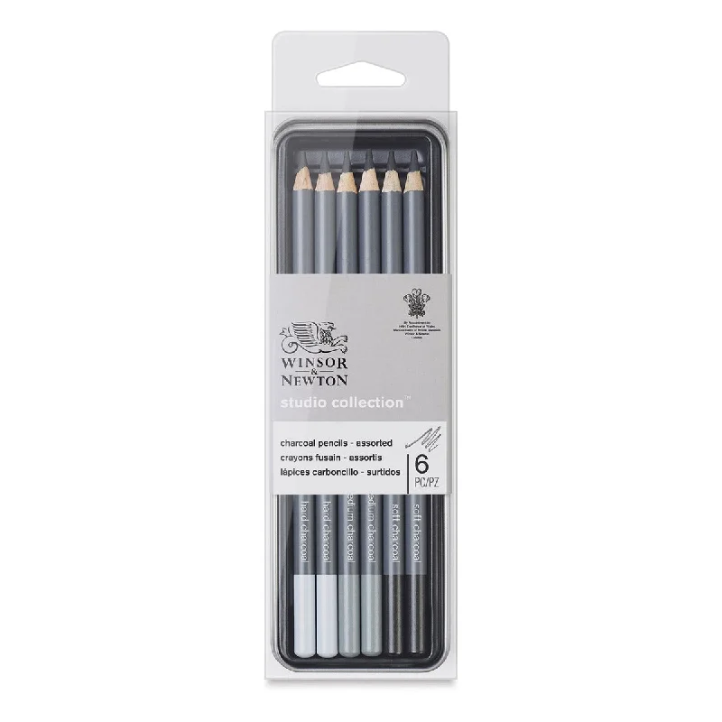Budget - friendly art supplies for students on a tight budget​ Winsor & Newton Studio Charcoal Pencils Set Of 6