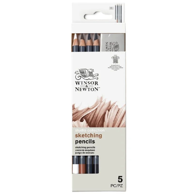 Masking tapes for precise edges in painting projects​ Winsor & Newton Studio Sketching Pencils Set of 4 With Eraser
