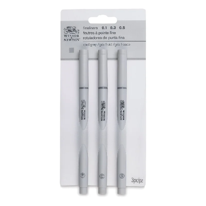 Painting and handicraft supplies for pet - themed projects​ Winsor & Newton Fineliners Set Of 3