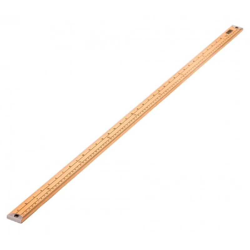 Stencils for painting and handicrafts in various designs​ Wooden Metre Ruler 100cm With Metal Ends