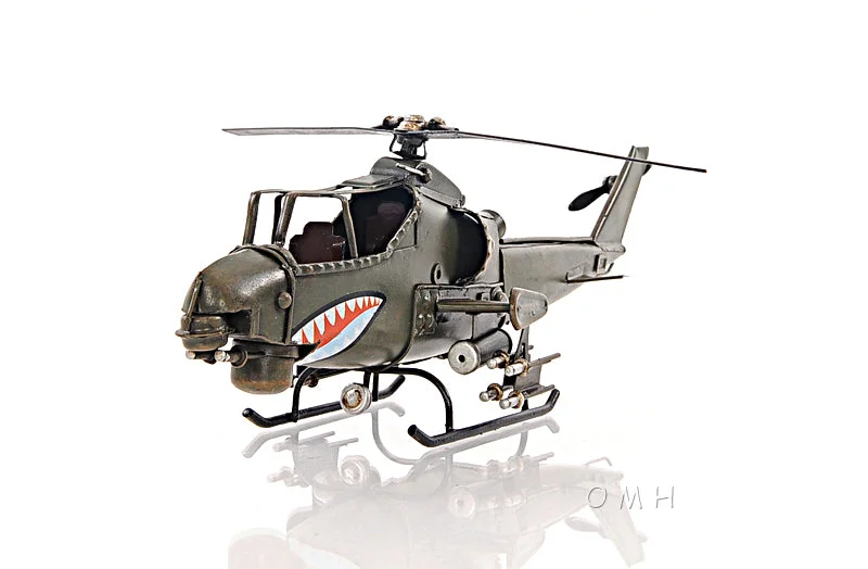 Carnival model toys with game booths​ 1960s U.S. Attack Helicopter 1:46