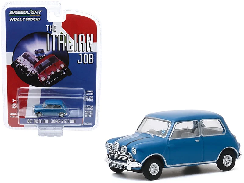 Airport - control - tower model toys for air - traffic - control simulation​ 1967 Austin Mini Cooper S 1275 MkI Blue "The Italian Job" (1969) Movie "Hollywood Series" Release 28 1/64 Diecast Model Car by Greenlight