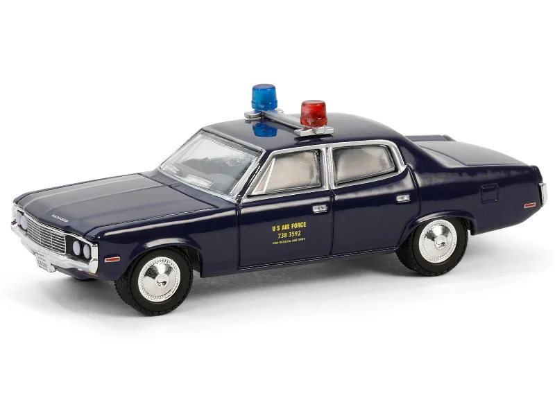 Treehouse model toys for backyard adventures​ 1972 AMC Matador "United States Air Force" Dark Blue "Battalion 64" Series 4 1/64 Diecast Model Car by Greenlight