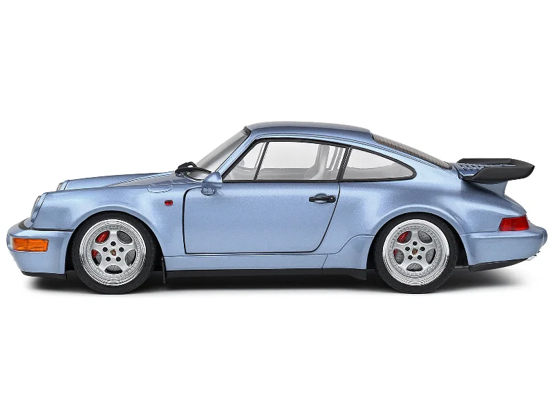 Science - museum model toys for educational exhibits​ 1990 Porsche 911 (964) Turbo Horizon Blue Metallic 1/18 Diecast Model Car by Solido