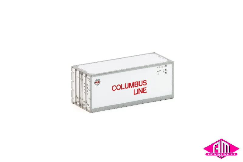 Fire truck model toys for future firefighters to role - play​ 20 Foot Smooth Side Container Columbus Line V2 Twin Pack CON-171