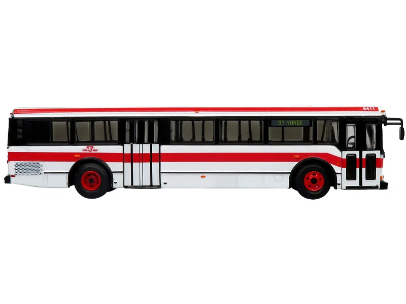 Steampunk - themed model toys for unique aesthetics​ 2006 Orion V Transit Bus TTC Toronto "97 Yonge to Davisville STN" Limited Edition "The Vintage Bus and Motorcoach Collection" 1/87 (HO) Diecast Model by Iconic Replicas