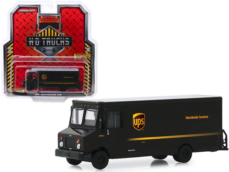 Victorian - era house model toys for history buffs​ 2019 Package Car Dark Brown "UPS" (United Parcel Service) "H.D. Trucks" Series 17 1/64 Diecast Model by Greenlight