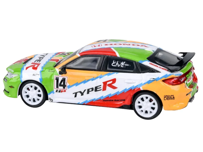 African - village model toys for cultural diversity study​ 2023 Honda Civic Type R FL5 #14 "JACCS" Livery 1/64 Diecast Model Car by Paragon Models