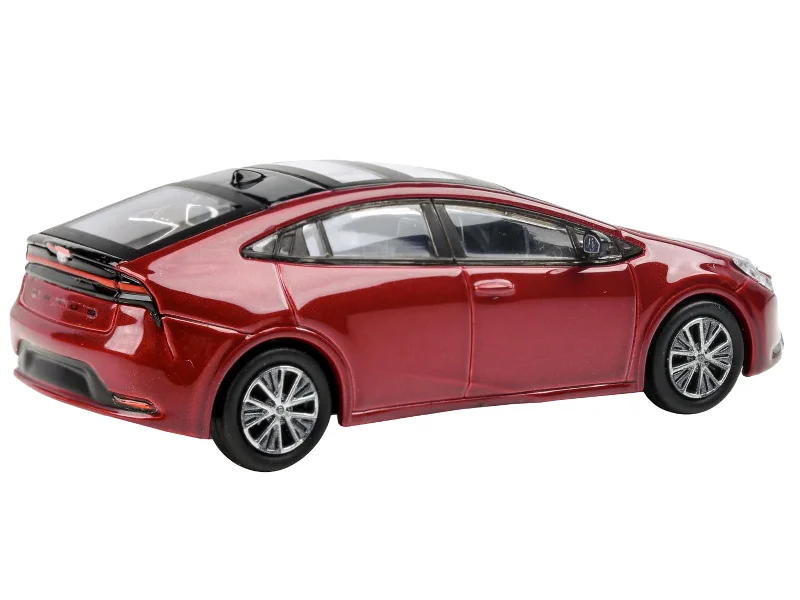 Jungle - adventure model toys with treehouses and animals​ 2023 Toyota Prius Supersonic Red Metallic with Black Top and Sun Roof and Sun Roof 1/64 Diecast Model Car by Paragon Models