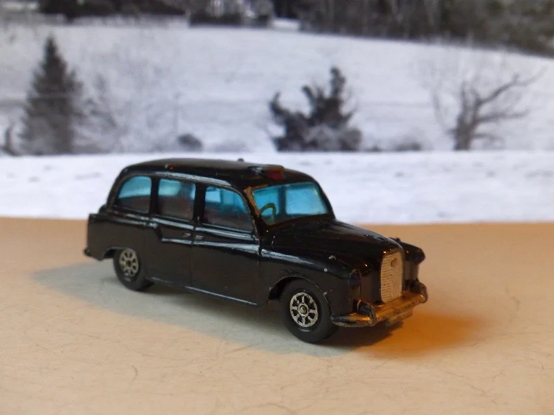 Monorails for efficient urban transportation​ 418 Austin Taxi with red interior and tinted windows