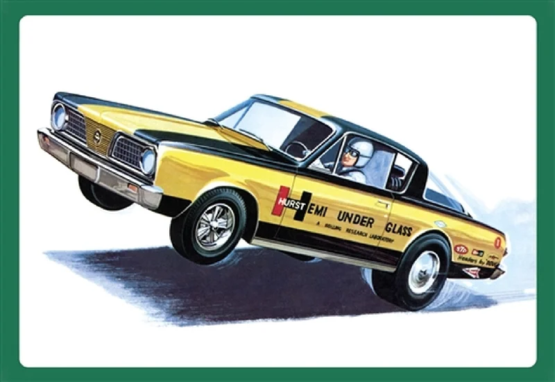 Steam trains for heritage and tourist attractions​ AMT 1/25 1966 Plymouth Barracuda Hemi Under Glass