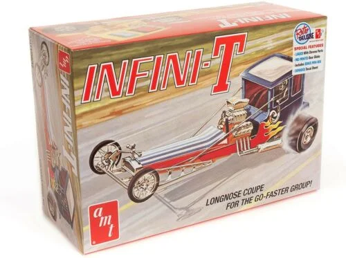 RC trucks for heavy - duty remote - controlled fun​ AMT 1/25 Infini-T Custom Dragster - Plastic Model Kit