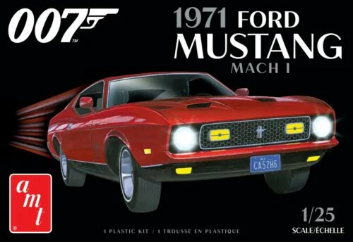 Concept cars with innovative designs and technologies​ AMT 1/25 James Bond 1971 Ford Mustang Mach I 2T Plastic Model Kit