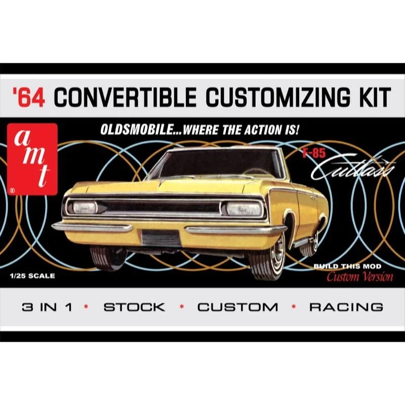 Car tuning for enhanced performance​ AMT 1/25 Oldsmobile Cutlass F-85 Convertible Plastic Model Kit