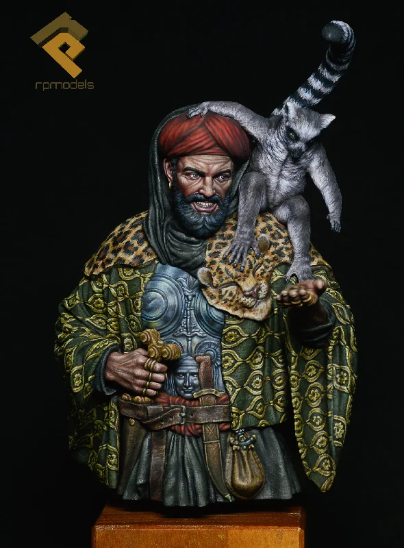 Lumber - yard model toys for forestry - related play​ Ancient World Pirate (bust)