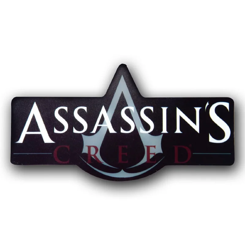 Video games with home - building aspects​ OFFICIAL Assassin's Creed Logo Magnet | Feat. The Assassin's Crest | 5.8" Wide