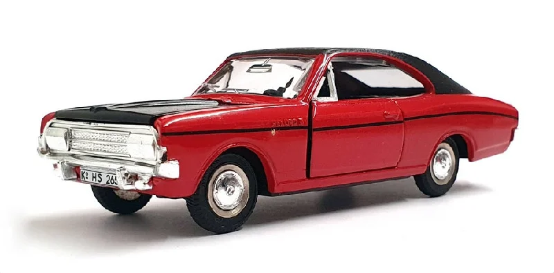 Mopeds for easy - to - ride transportation​ Atlas Dinky Toys Appx 10cm Long 1420 - Opel Commodore - Red/Black