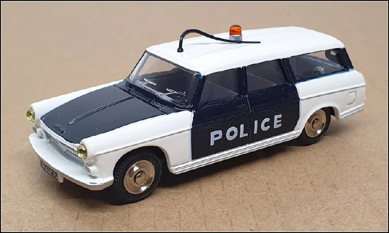 Railroad ties for supporting the tracks​ Atlas Dinky Toys Appx 11cm Long 1429 - Break Peugeot 404 Police - Black/White