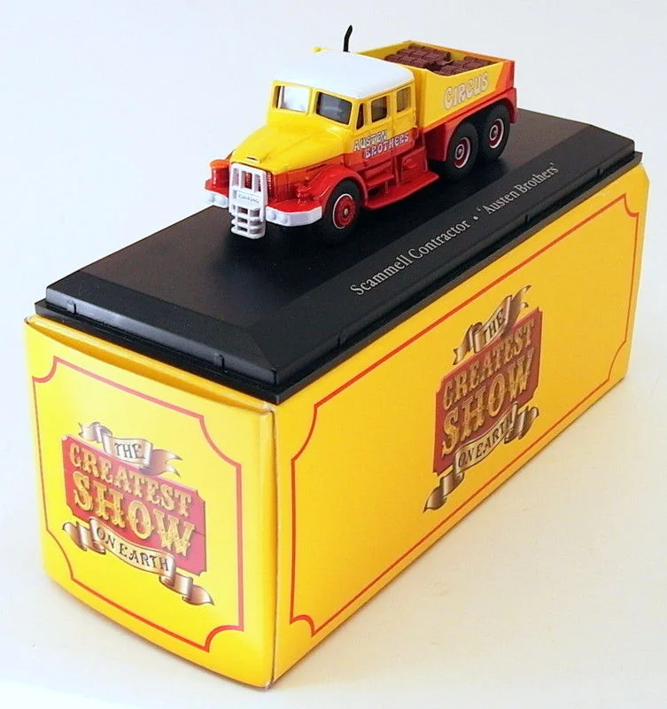 Heavy - duty trucks for construction and large - scale hauling​ Atlas Editions 1/76 Scale 4 654 106 - Scammell Contractor - Austin Brothers