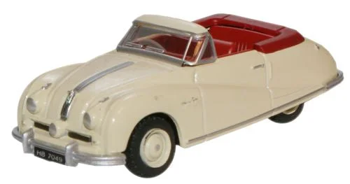 Diesel - powered trains for reliable transportation​ Oxford Diecast Cream Austin Atlantic Convertible - 1:76 Scale
