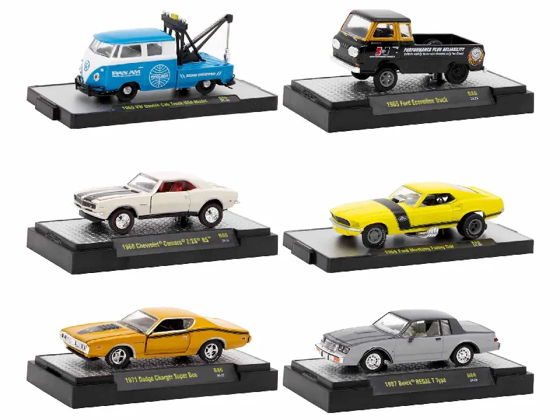 Hospital model toys for medical - role - playing​ "Auto-Thentics" 6 piece Set Release 86 IN DISPLAY CASES Limited Edition 1/64 Diecast Model Cars by M2 Machines