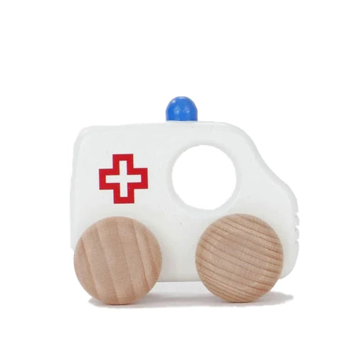 Wooden binoculars for pretend exploration​ Bajo Ambulance Small