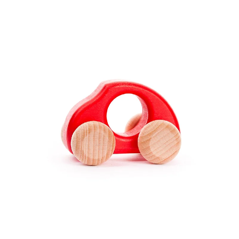 Wooden activity centers for baby development​ Bajo Dubby Car Red