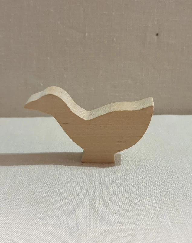 Wooden ride - on toys for outdoor fun​ Bajo Loose Wooden Duck - Raw Timber