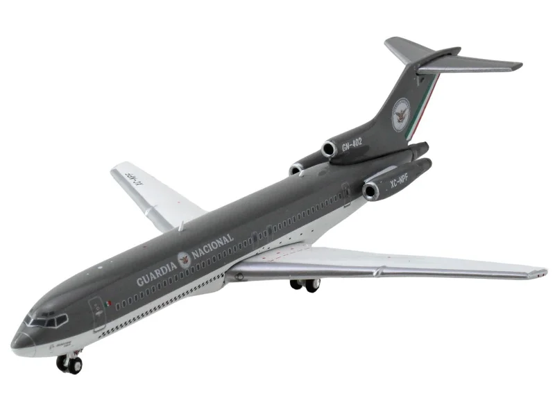 School bus model toys for kids to simulate school transportation​ Boeing 727-200 Commercial Aircraft "Guardia Nacional - Mexico National Guard" (XC-NPF/GN-402) Gray 1/400 Diecast Model Airplane by GeminiJets