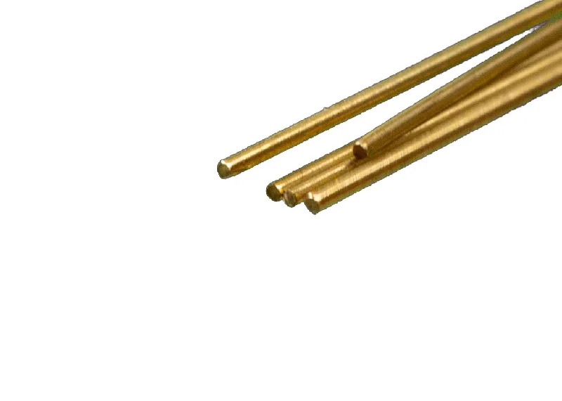Train - depot model toys for railroad - maintenance play​ KRM-W003 - Brass Wire - Hard Drawn - 10pc (0.3mm dia x 300mm)