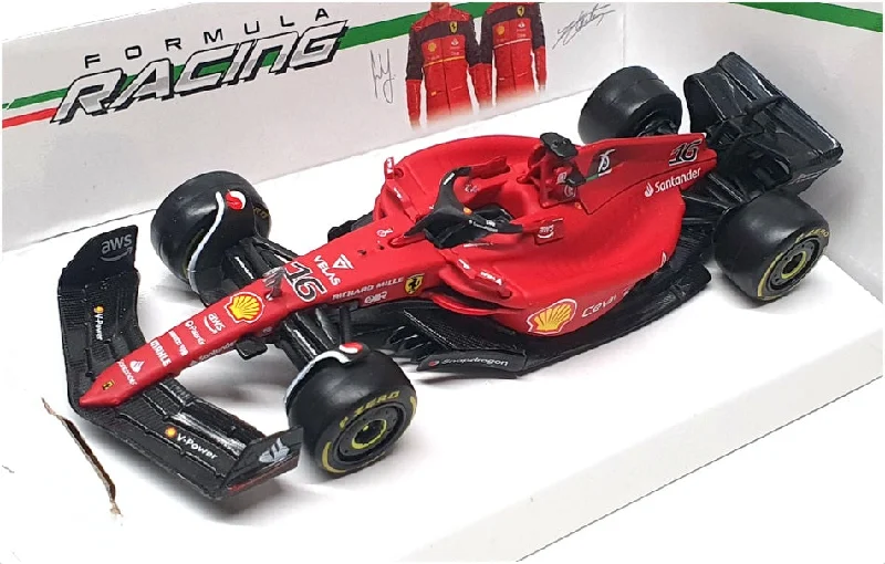 Luxury sports cars with high - performance engines​ Burago 1/43 Scale 18-36832 - F1 Ferrari F1-75 2022 #16 C.Leclerc