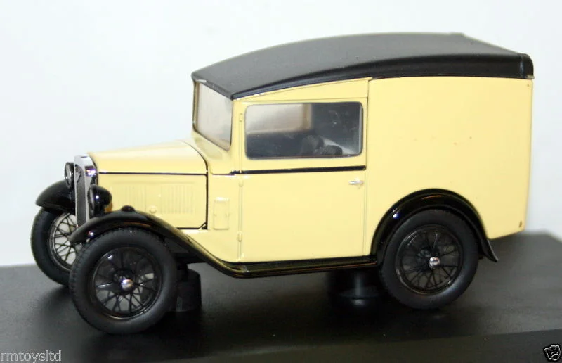 Fuel - efficient trucks for freight transportation​ OXFORD DIECAST 1/43 - ASV001 AUSTIN SEVEN RN VAN PRIMROSE