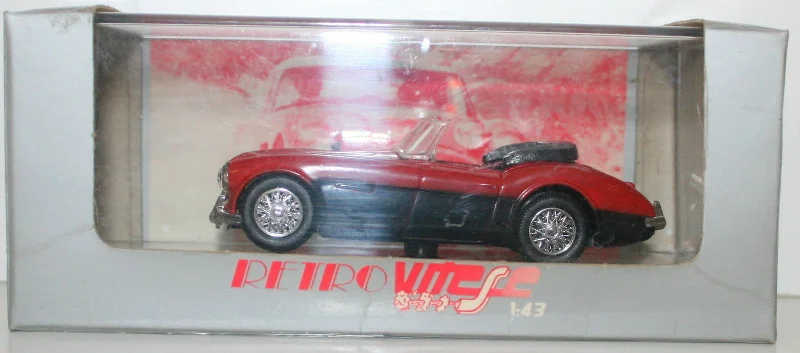 Train locomotives with different power sources​ VITESSE 1/43 - 171 AUSTIN HEALEY 3000 OPEN CABRIOLET - RED