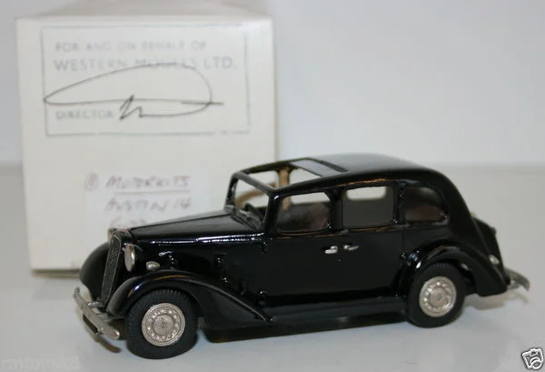 Steam trains for heritage and tourist attractions​ WESTERN MODELS MIKE STEPHENS 1st PROTOTYPE - MOTORKITS - AUSTIN 14 GOODWOOD