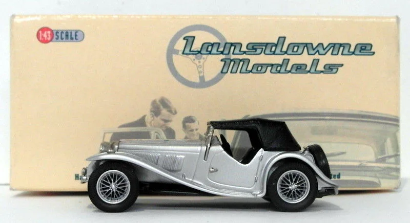 Golf carts for use in golf courses and resorts​ Lansdowne Models 1/43 Scale LDM63 - 1938 AC 16/80 Sports Comp Roadster - Silver