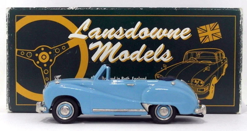 Passenger train cars with various amenities​ Lansdowne Models 1/43 Scale LDM9A - 1953 Austin Somerset Convertible - Blue