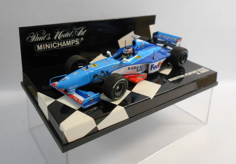 Electric trains reducing environmental impact​ MINICHAMPS F1 1/43 Scale - 430 980006 BENETTON B 198 A.WURZ