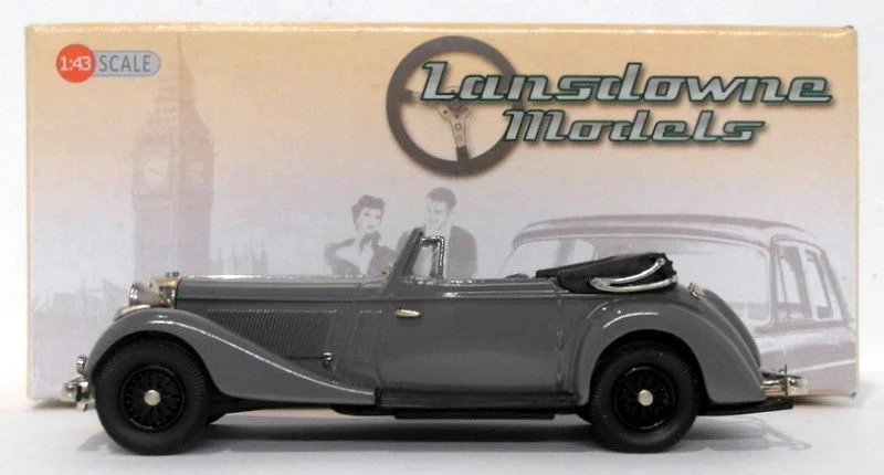 Light rail systems for commuting in cities​ Lansdowne Models 1/43 Scale LDM103 - 1937 Jensen 3.5 Ltr S-Type DHC - Grey