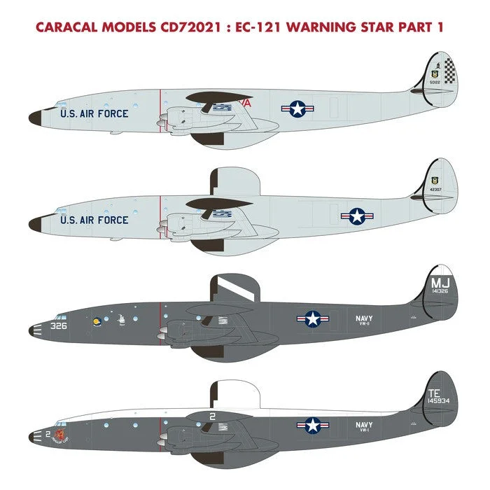 Robot model toys that can be programmed for STEM learning​ Caracal 1/72 decals EC-121 Warning Star Pt 1 for Heller - CD72021