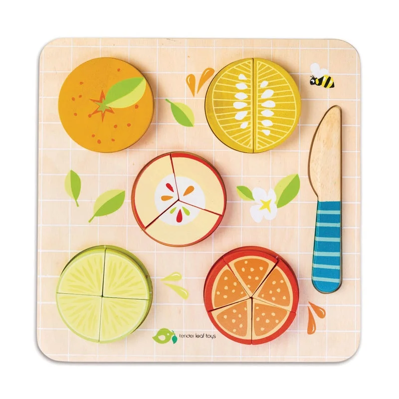 Wooden play castles for royal adventures​ Citrus Fractions Puzzle