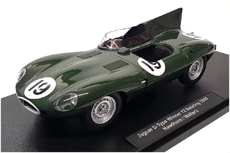 Electric trains reducing environmental impact​ CMR 1/18 Scale CMR193 Jaguar D-Type 12 Sebring 1955 #19 Winner Hawthorn/Walters