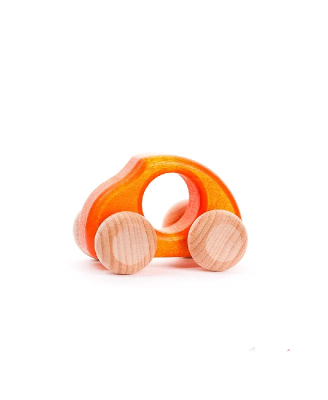 Wooden play hospitals for doctor - patient play​ Bajo Dubby Car - Orange